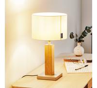 HerzBlut Dana de mesa, roble natural, blanco, 41cm
