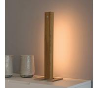 HerzBlut Leonora lámpara mesa LED roble aceitado