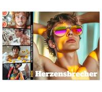 Herzensbrecher (Tischkalender 2026 DIN A5 quer), CALVENDO Monatskalender: Frech, charmant und absolut unwiderstehlich: Diese Jungs wissen genau, wie man Herzen zum Klopfen bringt und zum Schmelzen!