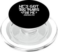 He's Got Big Plans For Me Christian Children Baby Toddler PopSockets PopGrip para MagSafe