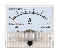 Heschen 85L1-10A - Medidor de corriente (montaje en panel rectangular), color blanco