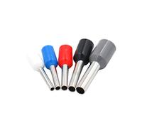 Heschen AWG 22/0.5 mm², AWG 20/0.75 mm², AWG 18/1.0 mm², AWG 16/1.5 mm², AWG 14/2.5 mm² cable de cobre conector Crimp de cable, aislado de vinilo, paquete de 500