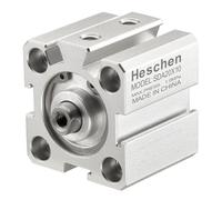 Heschen - Cilindro de Aire Compacto de Aluminio SDA 20-10 de 20 mm, Trazo de 10 mm, tamaño de Puerto M5, Doble acción