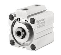 Heschen - Cilindro de Aire Compacto de Aluminio SDA 50-30 de 50 mm, Trazo de 30 mm, tamaño de Puerto 1/4 PT, Doble acción