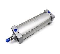 Heschen Cilindro neumático estándar, SC 100-250, PT1/2'' Puerto, 100mm diámetro, 250mm Carrera, Doble Efecto