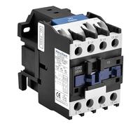 Heschen Contactor de CA, CJX2-2510, 24V 50/60Hz Bobina, 3P, 3 polos, normalmente abierto, Ie 25A Ue 380V