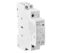 Heschen Contactor de CA doméstico, HS1-16, Ie 16A, 2 pines, 1NO 1NC, tensión de bobina AC 12 V, montaje en carril DIN de 35 mm