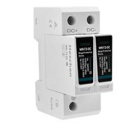 Heschen Dispositivo de protección contra sobretensiones CC para fotovoltaico, WR-T2-DC, 2P 1000VDC 20KA, tipo T2, a prueba de fuego, montaje en carril DIN de 35 mm, certificación TUV CB
