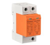 Heschen Dispositivo de protección contra sobretensiones SPD, HS-15T, 1+N-PE 275VAC, tipo T1+T2, ignífugo, pararrayos de baja tensión, montaje en carril DIN de 35 mm