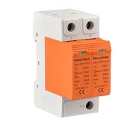 Heschen Dispositivo de protección contra sobretensiones SPD, HS-15T, 2P 275 VAC, en 20 kA, Iimp 12,5 KA, tipo T1+T2, ignífugo, pararrayos de baja tensión, montaje en carril DIN de 35 mm