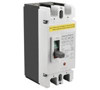 Heschen Disyuntor de caja moldeada CC MCCB, HSM1PV-250, 2 Polos, DC550V 250A, Disyuntor Fotovoltaico, para sistema solar fotovoltaico, Sistema de rejilla de paneles solares