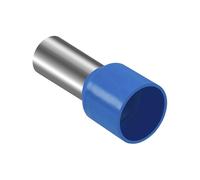 Heschen E16-12 AWG 6/16 mm², conector de alambre de cobre aislado de vinilo, azul, paquete de 100
