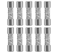 Heschen Fusible fotovoltaico solar DC1000V, fusibles fotovoltaicos, enlace de fusible tipo gPV, HSPV-30, 10 x 38mm, 4A 1000VDC, I1 33kA, ara protección del sistema fotovoltaico solar, 10 unidades