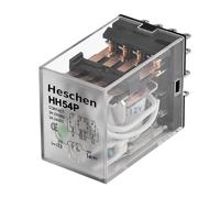 Heschen Gereral Purpose Power Relé HH54P-L 12VDC Bobina 3A 220VAC/24VDC 4PDT 14 Pin Terminales LED Indicador