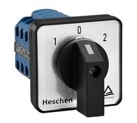 Heschen Interruptor de cambio de selector de leva rotativa universal, LW28-20/D404.4, 660V 20A, 3 posiciones, 4 fases, 16 terminales, CE