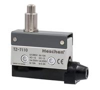 Heschen Interruptor de límite horizontal TZ-7110 Actuador de émbolo de resorte delgado AC 380V 10A solo polo Momentray