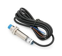 Heschen Interruptor de sensor de proximidad capacitivo, LJC12A3-5-Z/BY, Detector 5mm, 10-30VDC, 200mA, PNP, normalmente abierto (NO), 3 cables