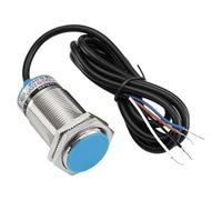 Heschen Interruptor de sensor de proximidad capacitivo M30, tipo escudo, LJC30A3-10-Z/CY, detección 1-10 mm, 10-30 V CC 200 mA, PNP NO+NC, 4 cables