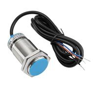 Heschen Interruptor de sensor de proximidad capacitivo M30 tipo protector de pantalla LJC30A3-10-Z/BY Detección 1-10mm 10-30VDC 200mA PNP normalmente abierto (NO) 3 cables