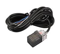 Heschen Interruptor de sensor de proximidad inductivo cuadrado, tipo sin escudo, PL-08N3, distancia del detector 8 mm, 10-30 V CC 200 mA, NPN NO+NC 4 cables