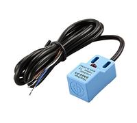 Heschen - Interruptor de sensor de proximidad inductivo cuadrado tipo SN04-P3 detector distancia 5 mm 10-30 VDC 200 mA PNP NO+NC 4 cables