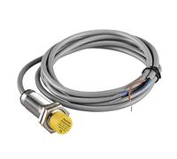 Heschen Interruptor inductivo del sensor de proximidad de 16mm, HS-M18-Ni16-AN6, no incrustado, tipo cilíndrico, DC10-30V 200mA, NPN NO(normalmente abierto), 3 alambre, CE