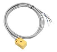 Heschen Interruptor inductivo del sensor de proximidad de 5mm, HS-Q18-Ni5-RN6, rectangular, altura 18mm, DC10-30V 200mA, NPN NC (normalmente cerrado), 3 hilos, CE