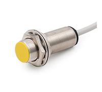 Heschen Interruptor inductivo del sensor de proximidad de 8mm, HS-M18-Bi8-AN6, incrustado, tipo cilíndrico, DC10-30V 200mA, NPN NO(normalmente abierto), 3 hilos, CE