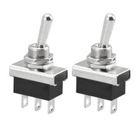 Heschen Interruptor kn3d de 102 un/Un (on/on) Interruptor SPDT 25 A 12 V 3 Pines rastend para Auto, 2 piezas