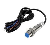 Heschen M12 Sensor de proximidad capacitivo Interruptor tipo escudo LJC12A3-2-Z/BX Detector 1-2mm 10-30VDC 200mA NPN normalmente abierto (NO) 3 cables