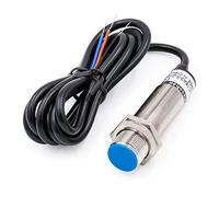Heschen M18 Interruptor de sensor de proximidad capacitiva, tipo escudo, LJC18A3-5-Z/BX, Detector 1-5mm, 10-30VDC 200mA, NPN normalmente abierto (NO) 3 cables