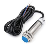 Heschen M18 Sensor de proximidad capacitivo interruptor tipo escudo LJC18A3-5-J/DZ detector 1-5mm 90-250VAC 400mA normalmente cerrado (NC) 2 alambre