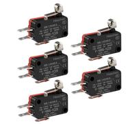 Heschen Micro interruptor V-165S-1C25 SPDT palanca de rodillo corta 16A 250VAC 5PCS