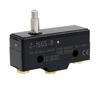 Heschen Microinterruptor Z-15GS-B Émbolo de resorte delgado 3 Terminal de tornillo 15A Corriente nominal