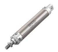 Heschen Mini cilindro neumático de aire de acero inoxidable MA 32 × 100 agujero 32 mm carrera 100 mm varilla de doble acción