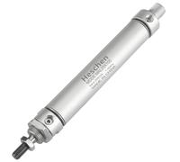 Heschen Neumático fino cilindro del aire, MAL 25-100, PT1/8'' Puerta, diámetro 25 mm, recorrido 100 mm, doble efecto