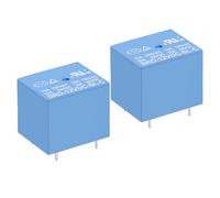 Heschen Relé de placa para, PC SRD-12VDC-SL-C, DC12V Bobina, SPDT, 10A 250VAC, 5 pines terminales, paquete de 2 unidades