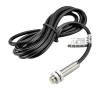 Heschen Sensor de proximidad inductivo PR08-1.5DN tipo cilíndrico DC 12-24V 3 cables NPN NO (normalmente abierto) CE