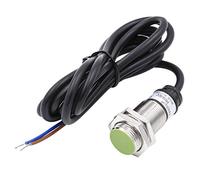 Heschen Sensor de proximidad inductivo PR18-5DC tipo cilíndrico, sensor de 5 mm, M18 redondo, 12-24 VDC 2 cables, apantallado, NC(Normalmente cerrado) CE