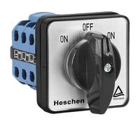 Heschen SZW26-20/B303.3 - Selector de levas universal, 660 V 32 A, 3 posiciones, 3 fases, 12 terminales, CE