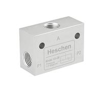 Heschen Válvula neumática de lanzadera KV-08 PT1/4 de escape rápido de una vía