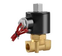 Heschen Válvula solenoide eléctrica de latón, 2W-040-10K, PT3/8'', AC220V, agua de acción directa, normalmente abierta