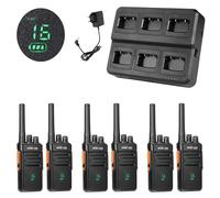 HESENATE HT66 Plus PMR446 16 Canales Profesionales Walkie Talkie
