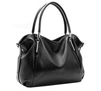 HESHE Purse for Women Shoulder Bags Tote Handbags Designer Fashion Purses and Handbags Hobo Satchel Bag Top Handle Bags (Black)