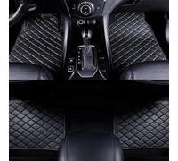 HESHS Coche Cuero Todo Clima Alfombrillas para Mazda CX3 2018-2024, Impermeable Antideslizantes Alfombra Protección Moqueta Impermeable Automovil Alfombras,Black