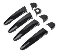 HESHUWEN Cubierta Manija Puerta Fibra de carbono fuera la puerta exterior uso for BMW 1 2 3 4 Serie E87 E90 E91 E92 E93 F30 X1 X2 X3 X4 X5 X6 LHD