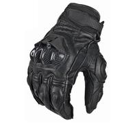 HESHUWEN Guantes Moto Guantes de Motocicleta Equipo Carreras Carretera Protección Deportiva Transpirable Dedo Completo Resistente al Desgaste Conducción(Black M)