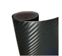 HESHUWEN Vinilo para Coche Vinilo 3D de Fibra Carbono Varios tamaños, película for Muebles, Pegatina for Coche, for Motocicleta, Estilo automóvil, Tubo Plateado Blanco y Negro(Red,7cm x 5M)
