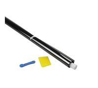 HESHUWEN Vinilos para Cristales Coche Rollo de película Tintada for Ventana Coche, Color Negro, Protector Solar for Verano, 300 cm x 50(50 Percent Clear)