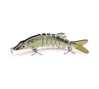 HESHUYAN SeñUelos Pesca 1 Pieza de 10 cm, 8,7 g, Mini señuelo for Lucio, crankbaits, señuelos de Pesca, Cebo Artificial for Aparejos de Pesca. SeñUelos De Pesca(Classic Color 6,12.5cm 18.8g)